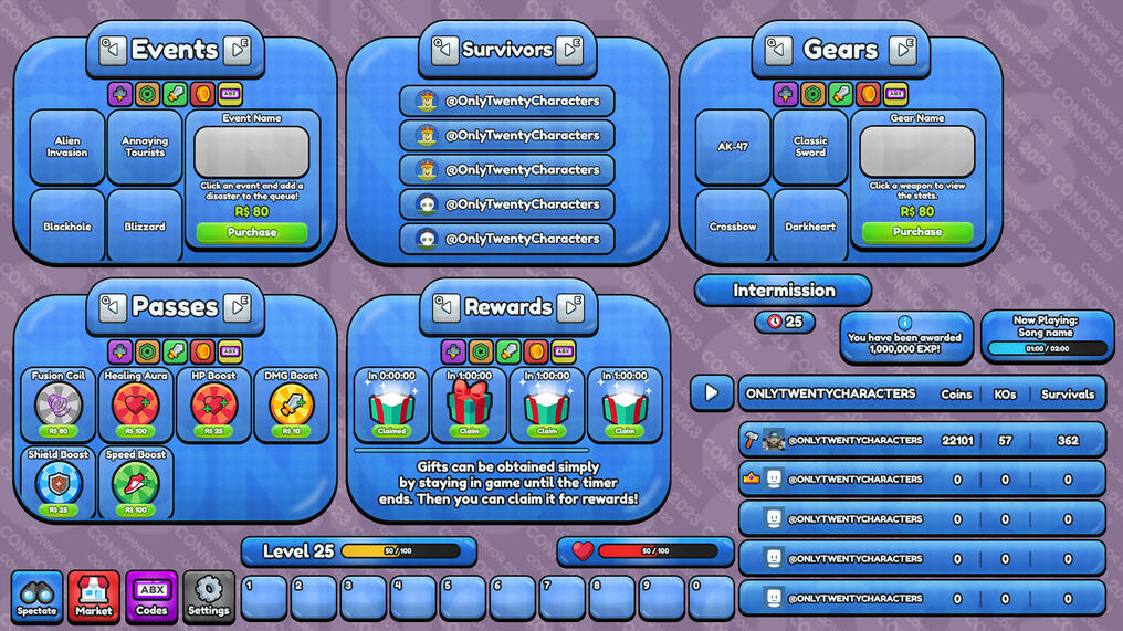 Cartoony UI Commission