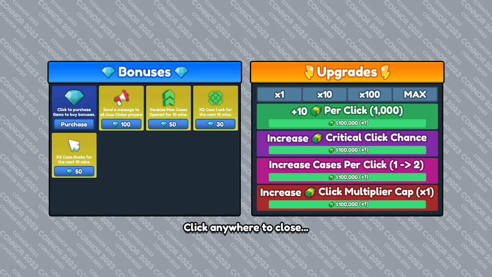Case Clicker UI Concept