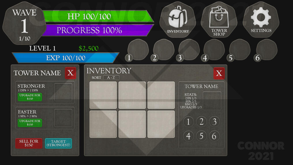 Wasteland TDF UI Commission
