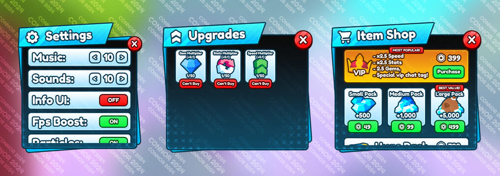 Cartoony UI Commission