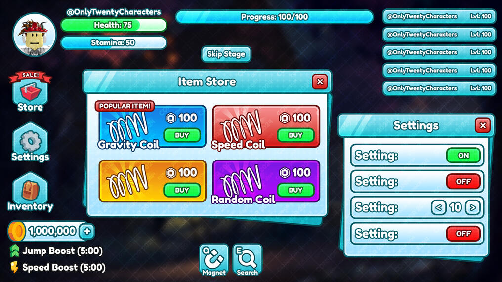 Samurai Simulator UI Commission