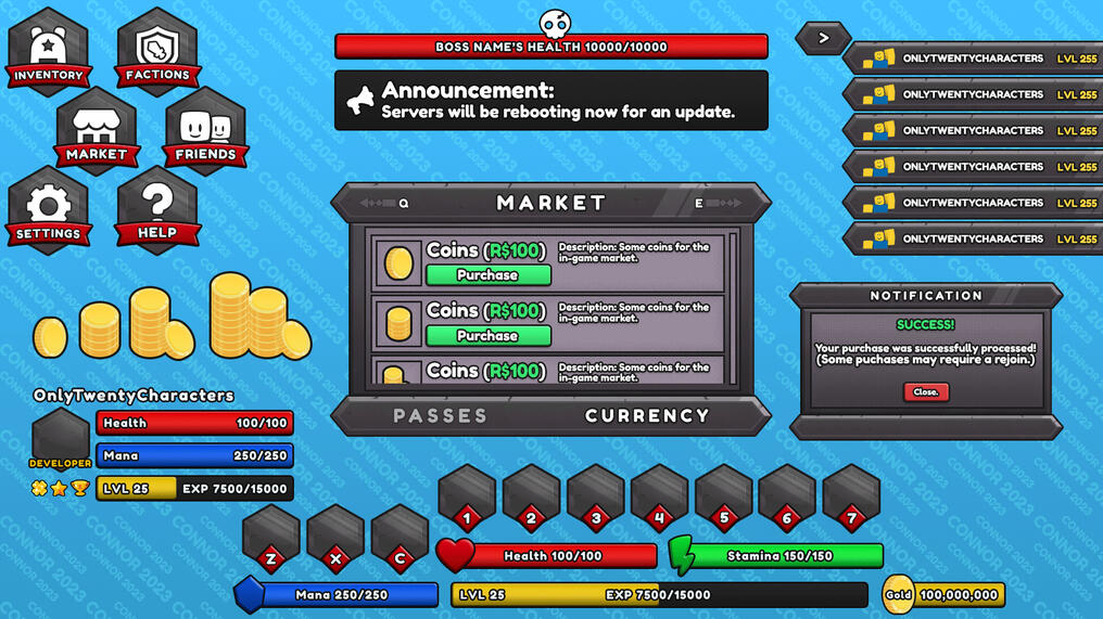 Cartoony UI Commission